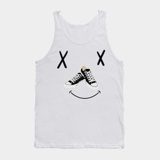 Classic shoes white and black and smile Tank Top